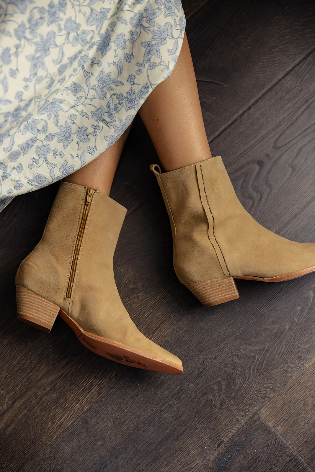 Free People Bowers Embroidered Bootie - Image 3