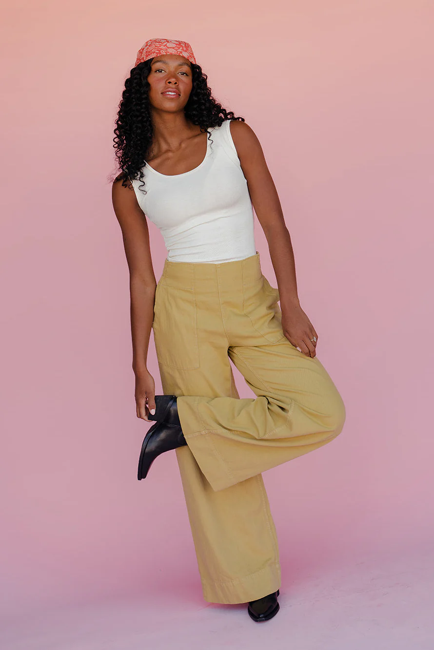 Free People Breezy Denim Pull On Pants - Image 8