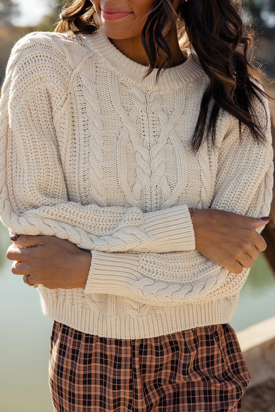 Free People Frankie Cable Sweater - Image 2
