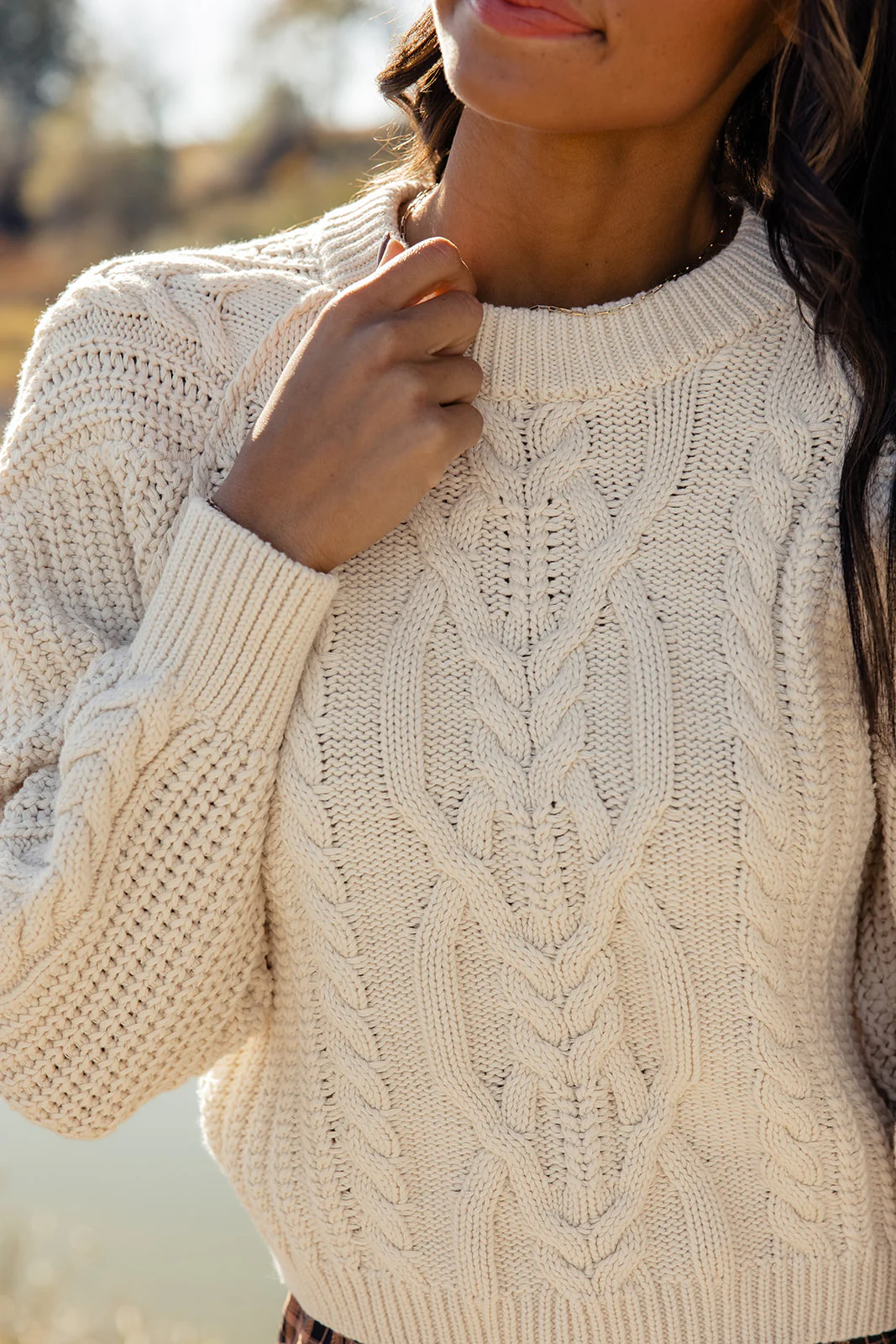 Free People Frankie Cable Sweater - Image 6