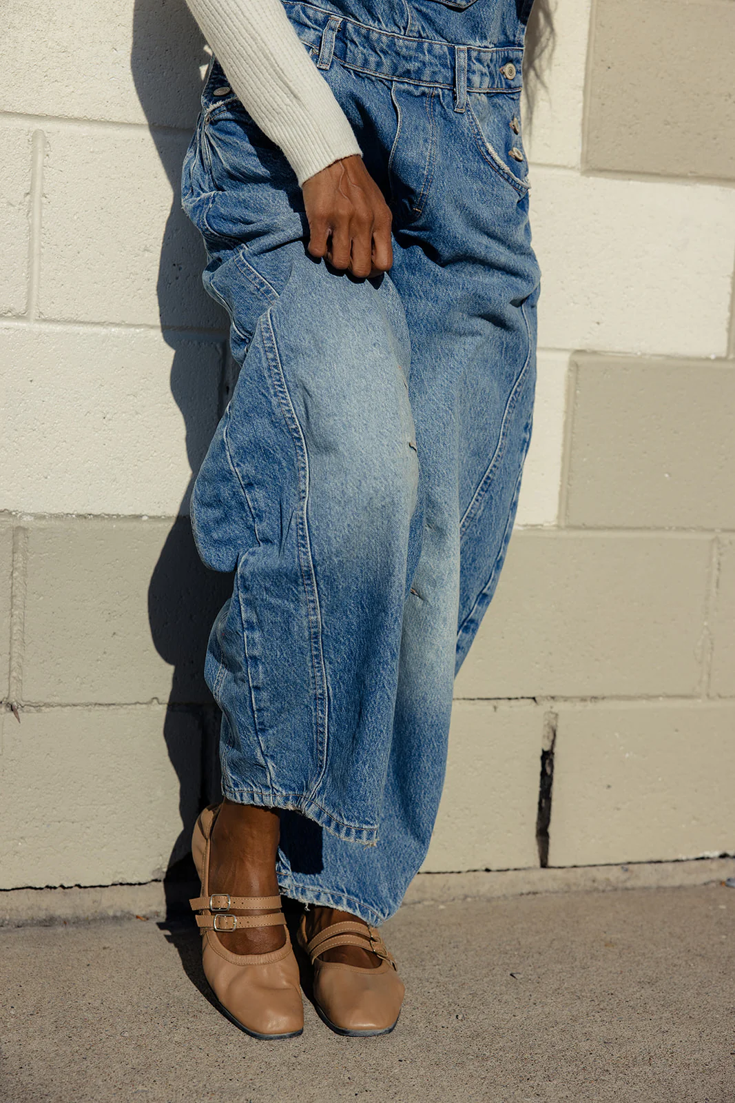 Free People Good Luck Barrel Overalls - Image 18