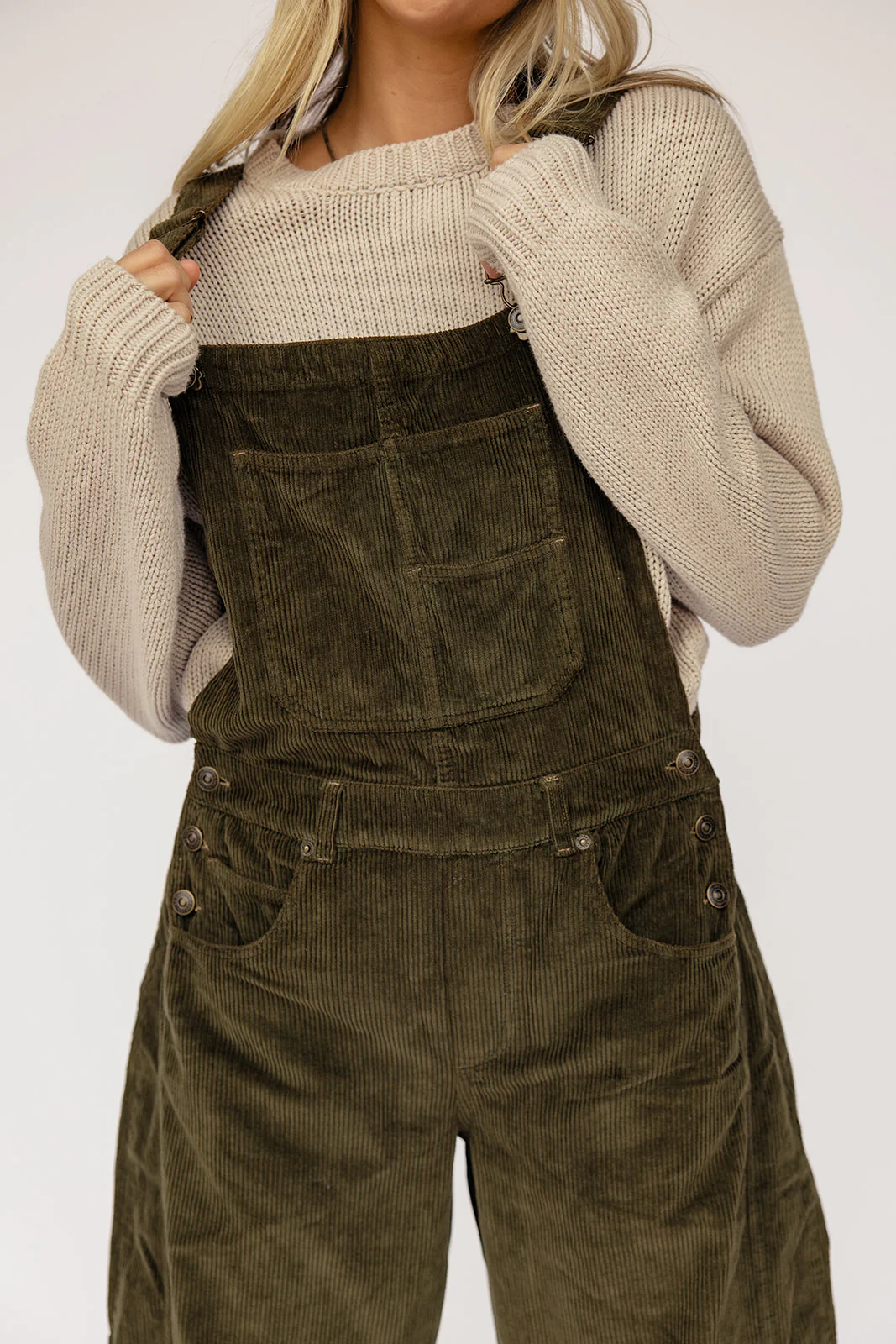 Free People Good Luck Cord Overall - Image 2