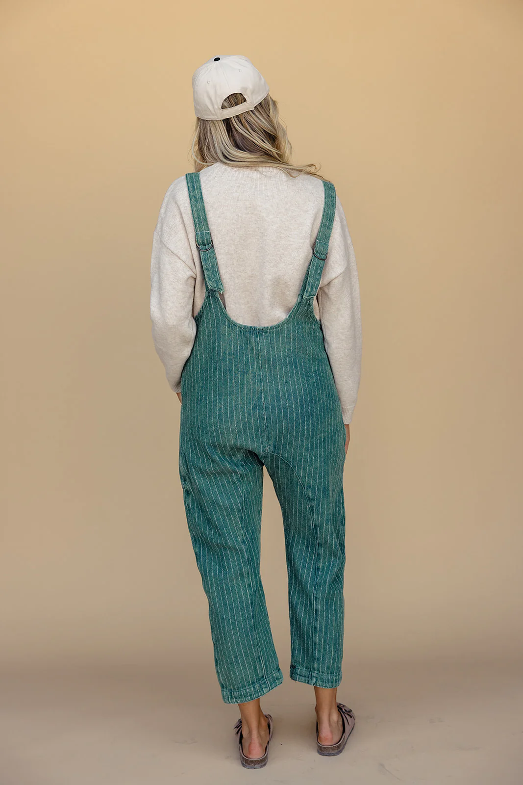 Free People High Roller Railroad Jumpsuit - Image 4