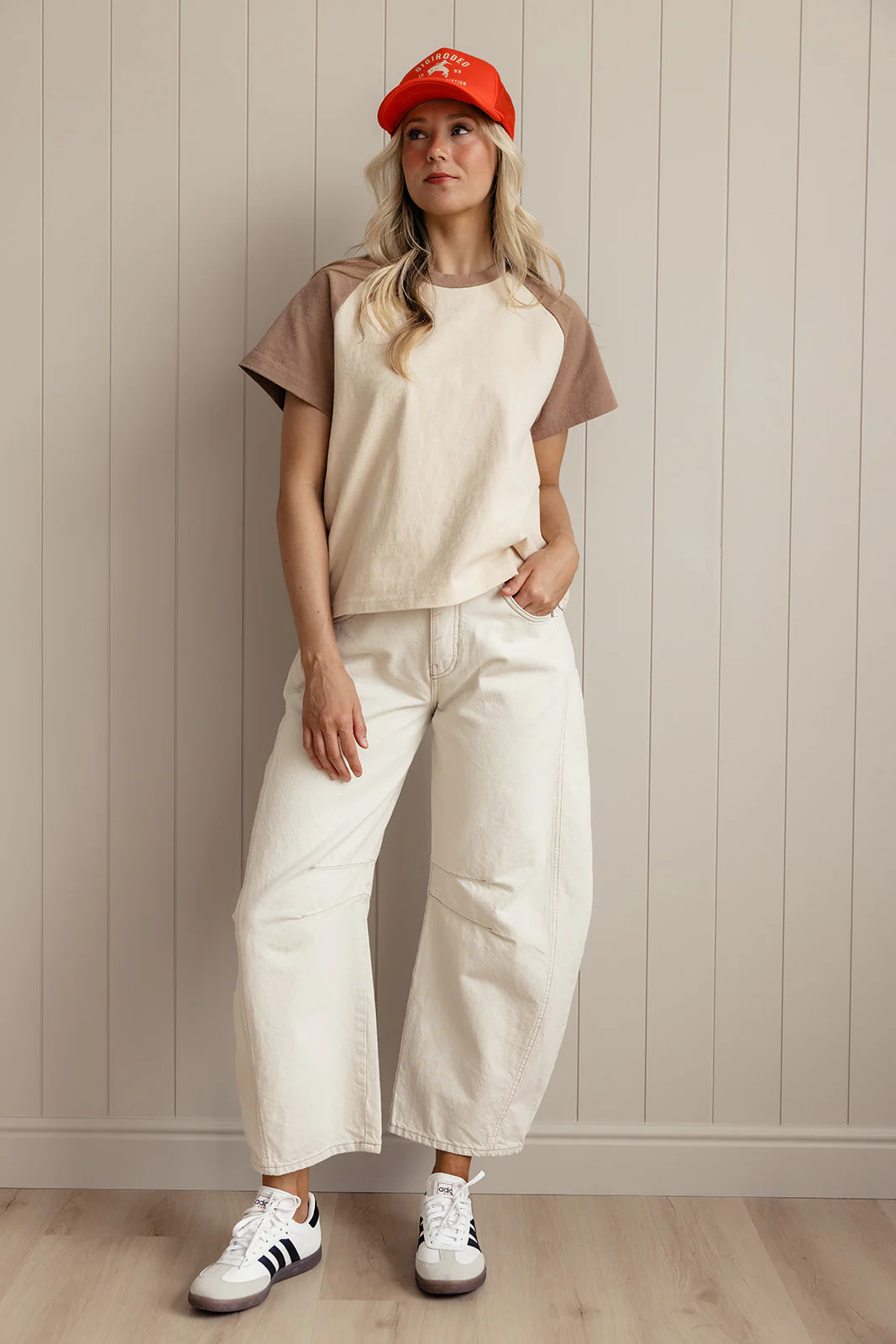 Free People Good Luck Mid Rise Barrel Jeans - Image 36