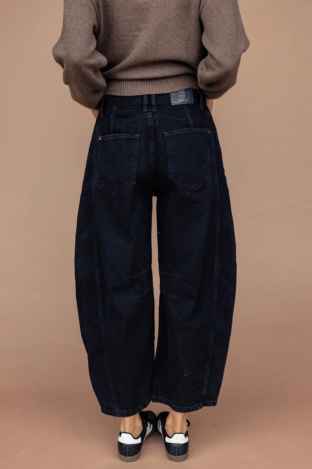Free People Good Luck Mid Rise Barrel Jeans - Image 9