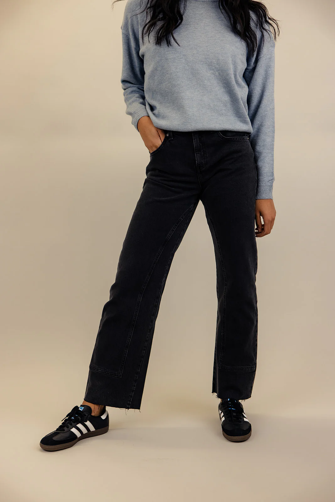Free People Risk Taker Mid Rise Straight Jeans - Image 13