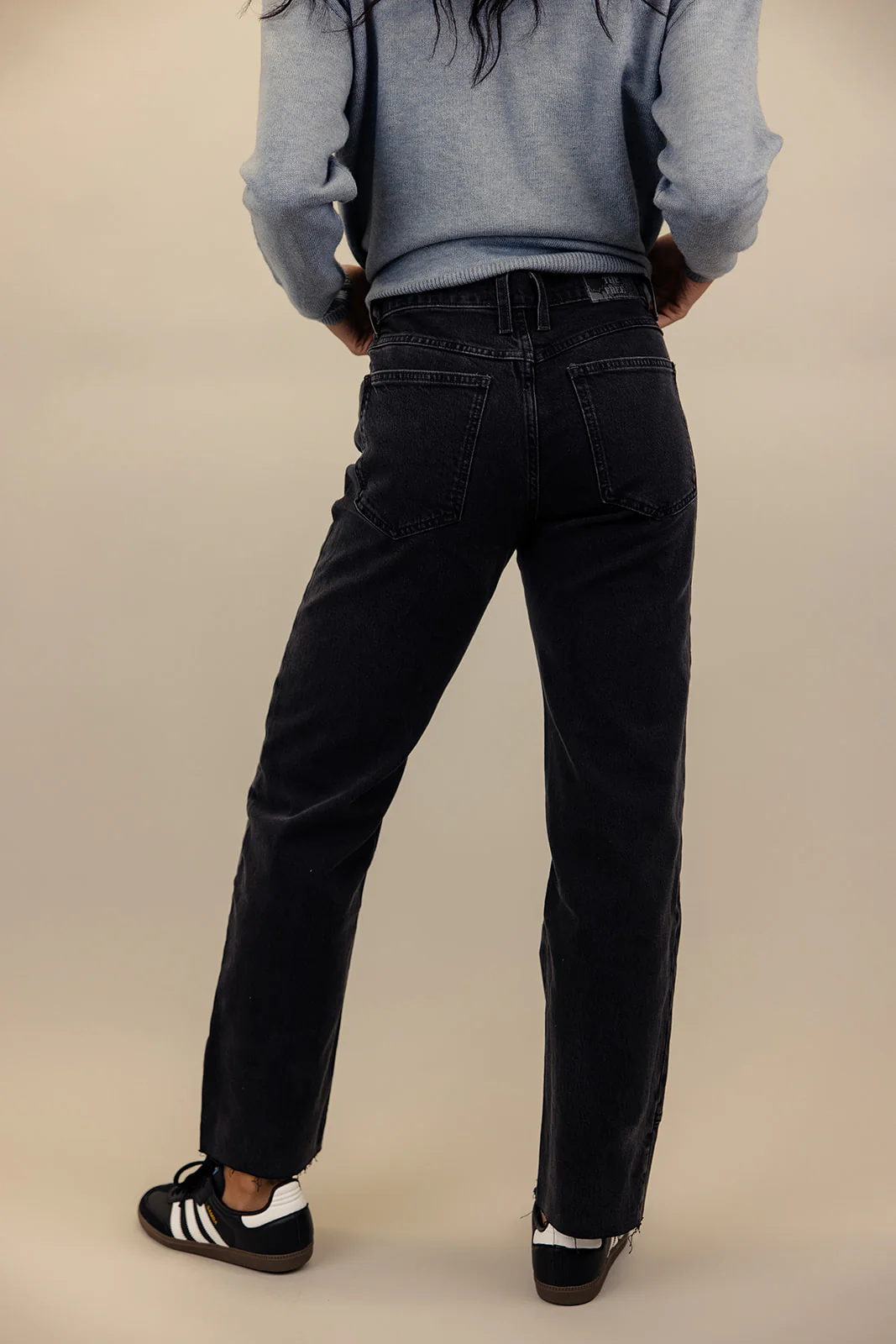 Free People Risk Taker Mid Rise Straight Jeans - Image 14