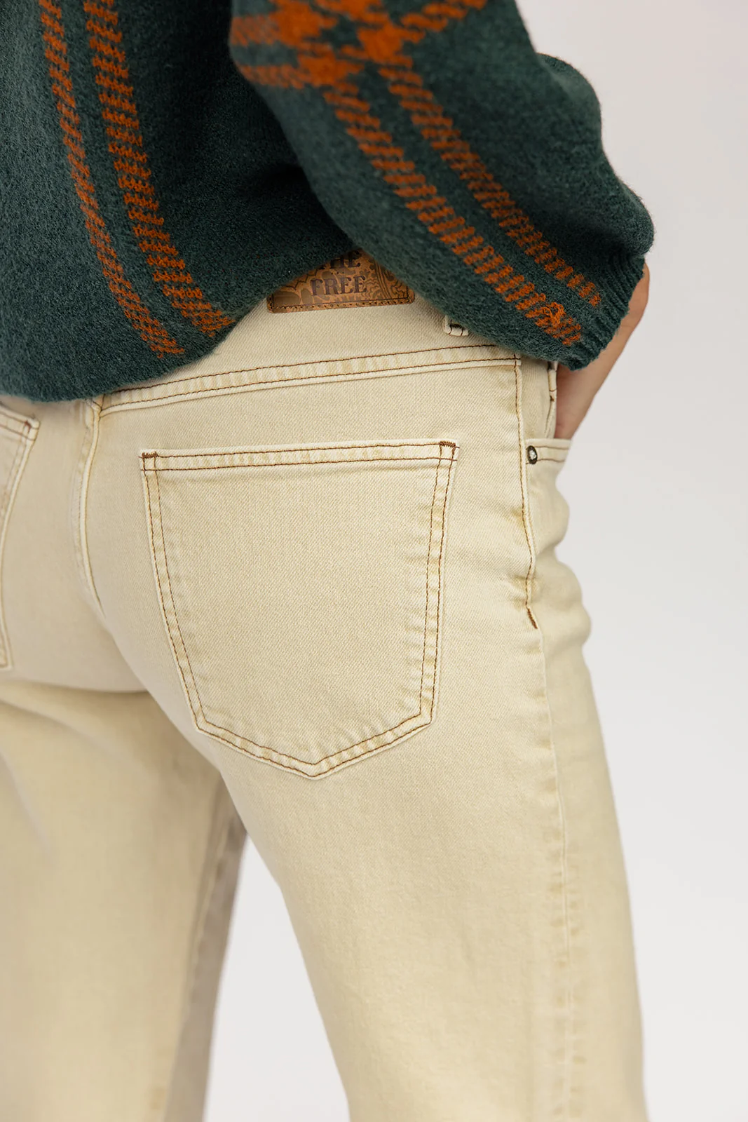 Free People Risk Taker Mid Rise Straight Jeans - Image 26