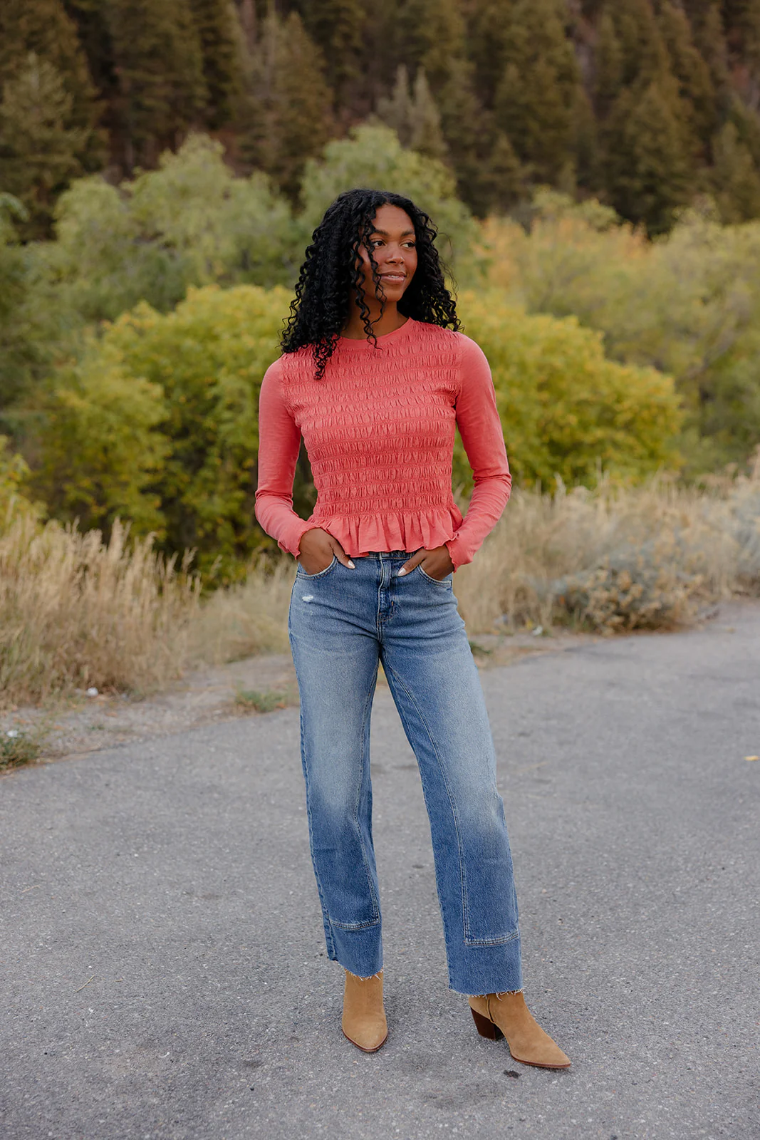 Free People Risk Taker Mid Rise Straight Jeans - Image 32