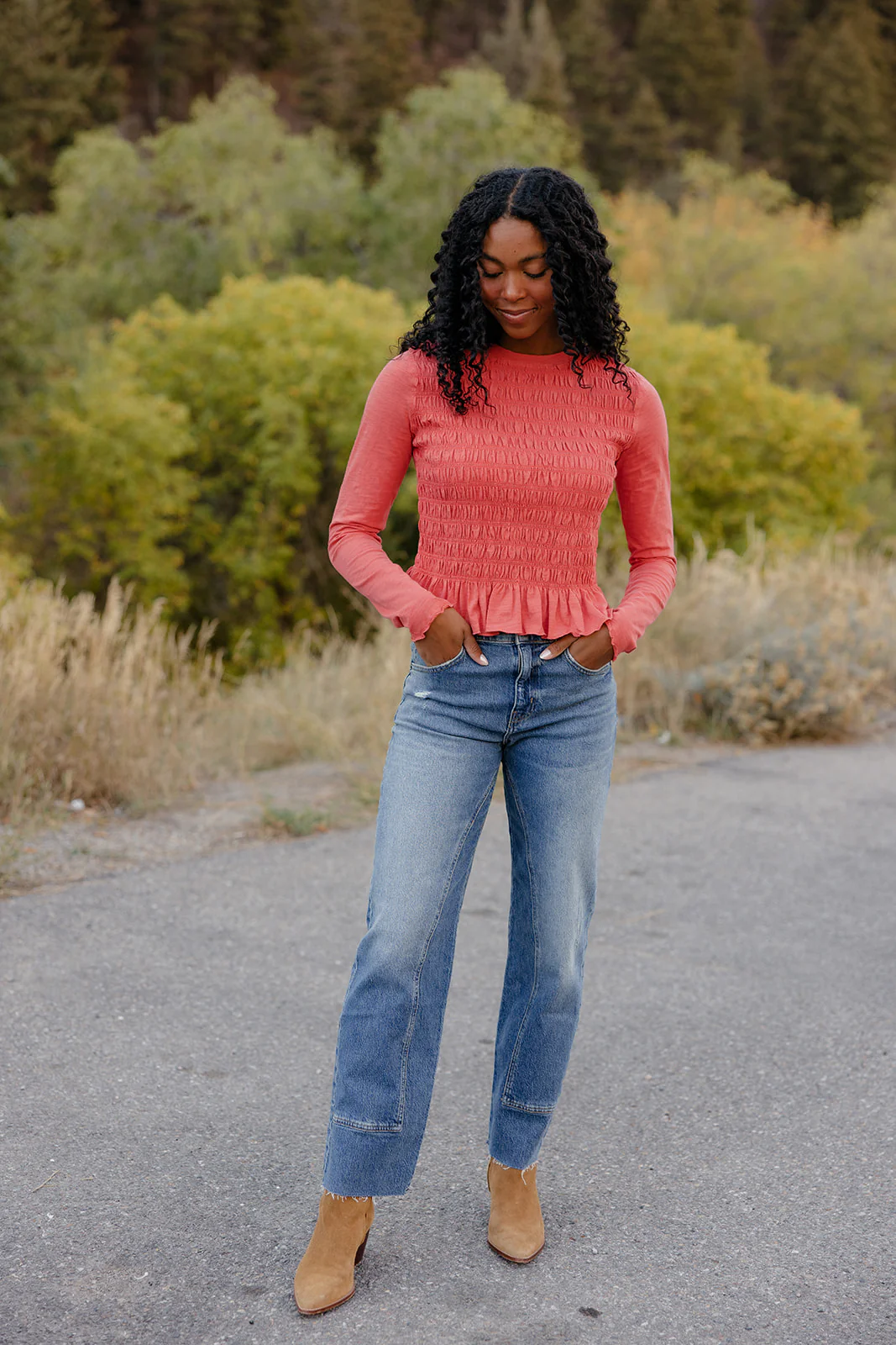 Free People Risk Taker Mid Rise Straight Jeans - Image 38