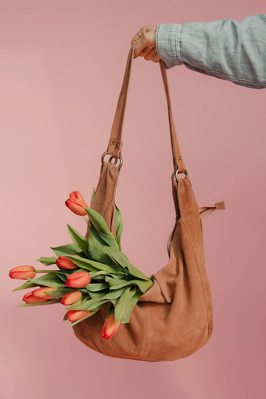Free People Roma Suede Tote