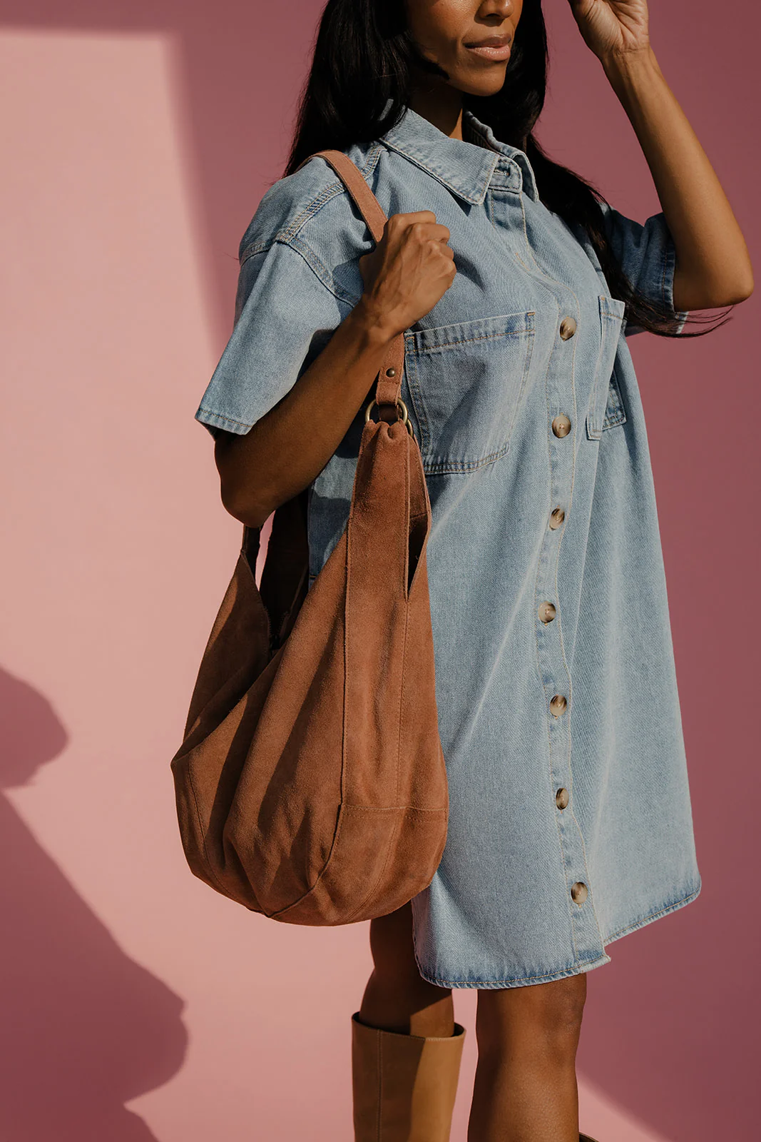 Free People Roma Suede Tote - Image 6