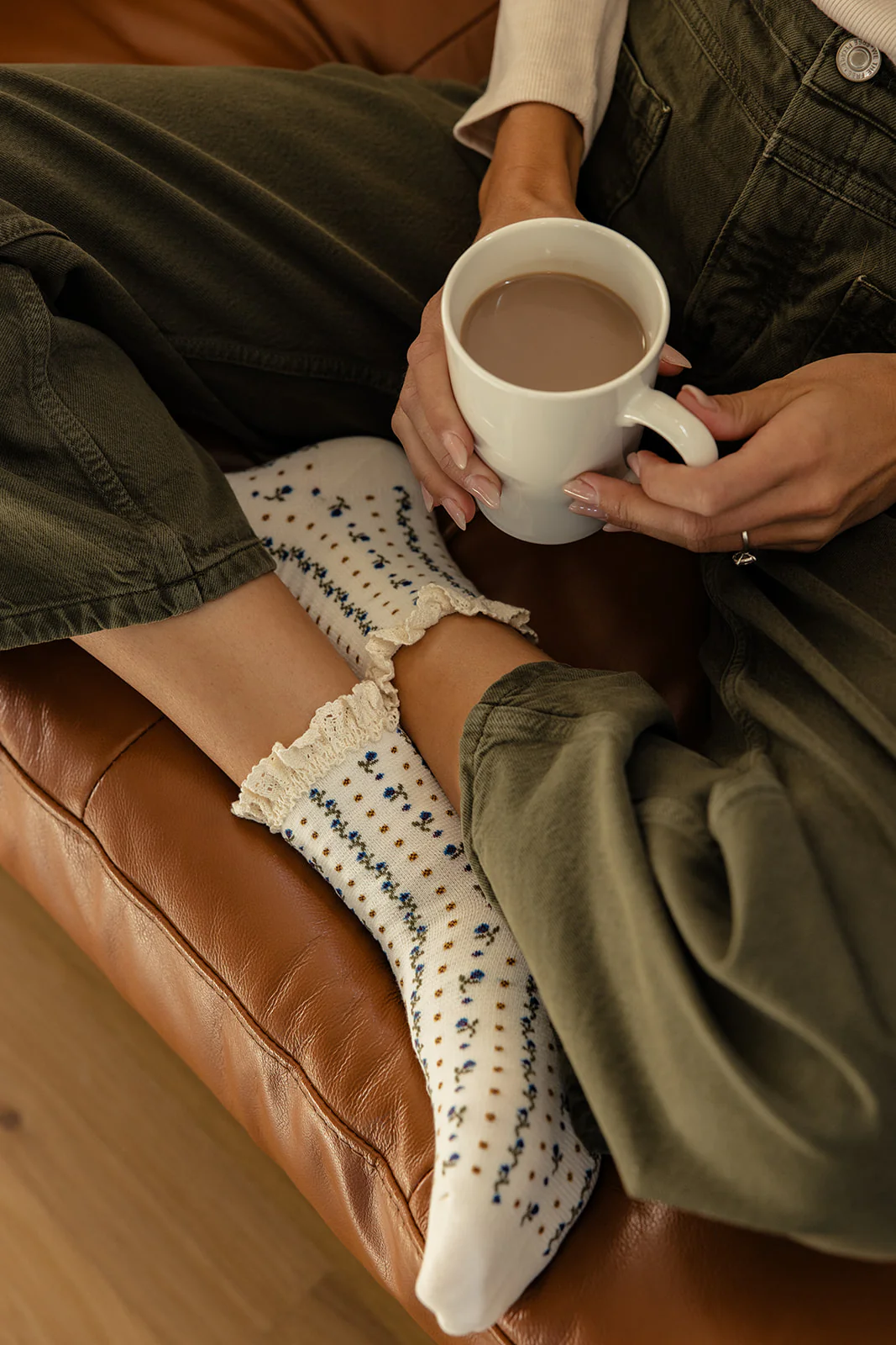 Free People Rosebud Waffle Knit Ankle Socks - Image 12