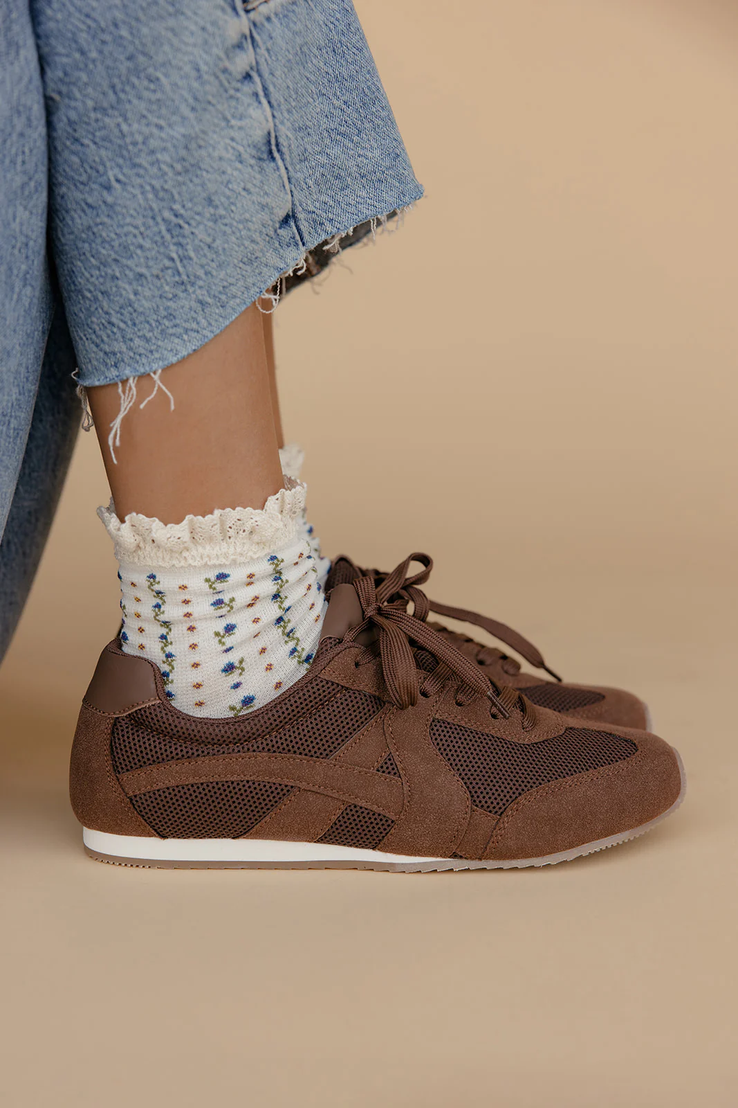 Free People Rosebud Waffle Knit Ankle Socks - Image 13