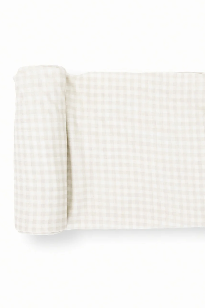Frost Green Stretch Knit Swaddle Blanket 2 Pack - Image 5