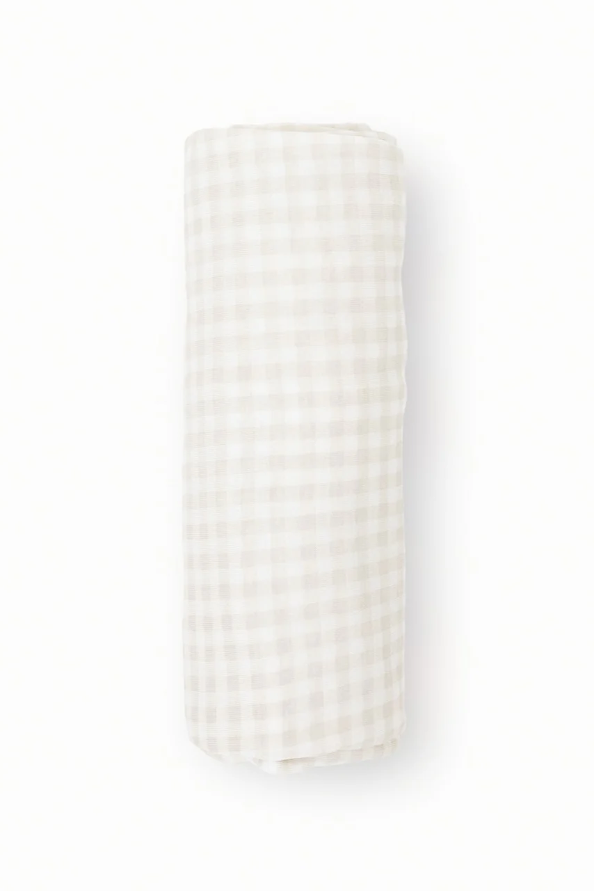 Frost Green Stretch Knit Swaddle Blanket 2 Pack - Image 7