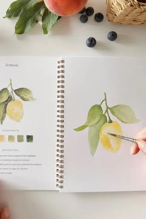 Fruit Watercolor Workbook - Image 3