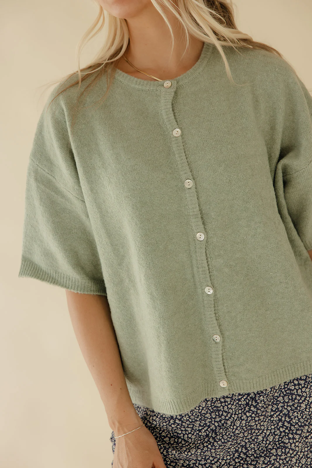 Garden Gate Short Sleeve Cardi - Image 2