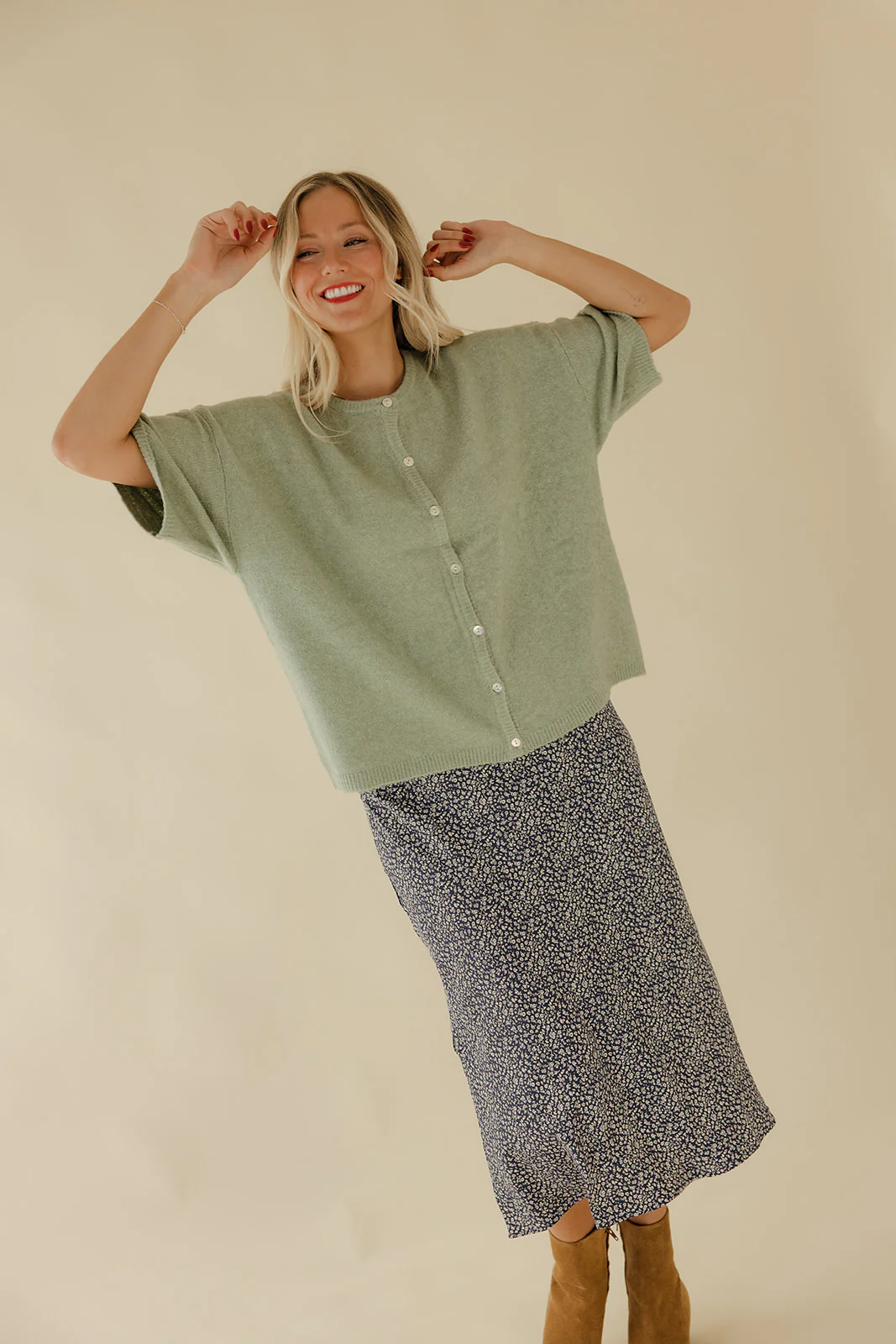 Garden Gate Short Sleeve Cardi - Image 6