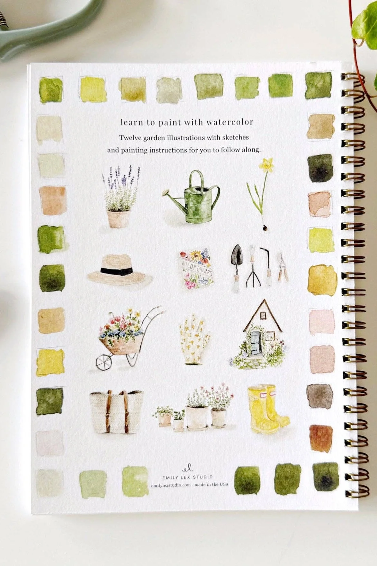 Garden Watercolor Workbook - Image 2