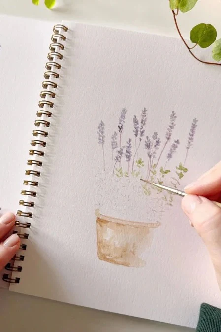 Garden Watercolor Workbook - Image 3
