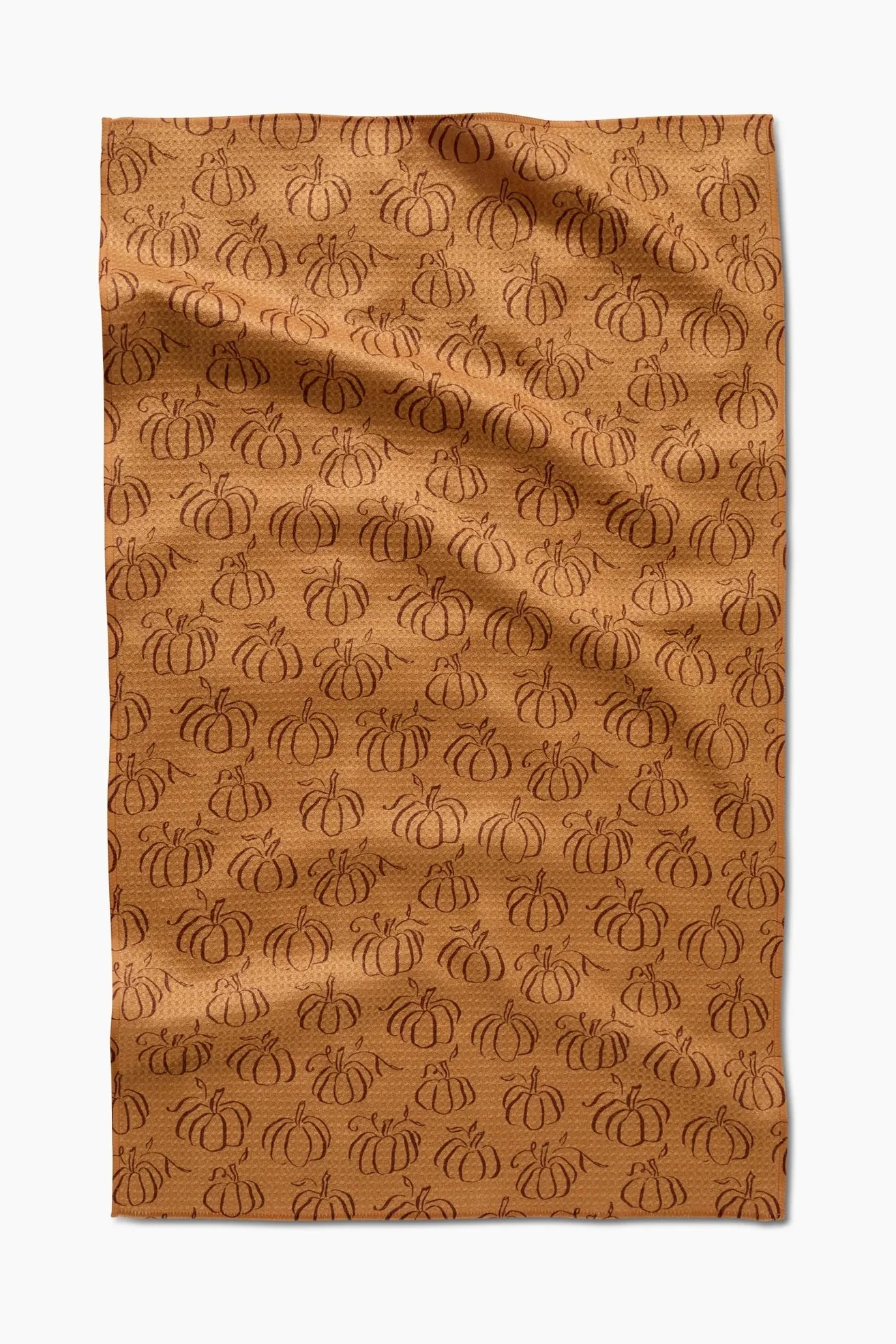 Geometry Pumpkin Patchwork Tea Towel - Image 3
