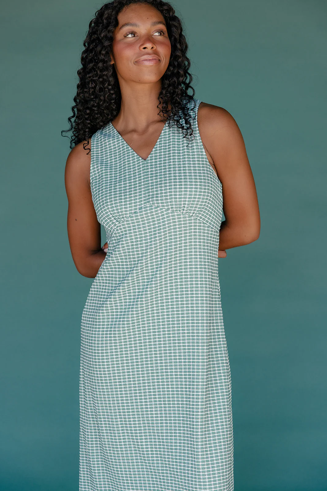 Gingham Grove Tank Dress - Image 6