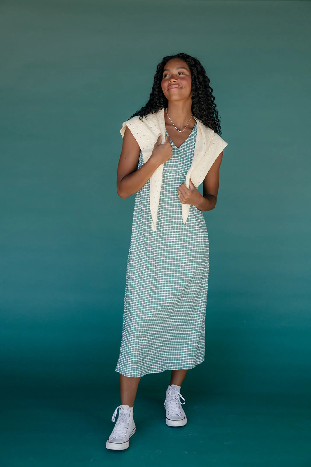 Gingham Grove Tank Dress - Image 9