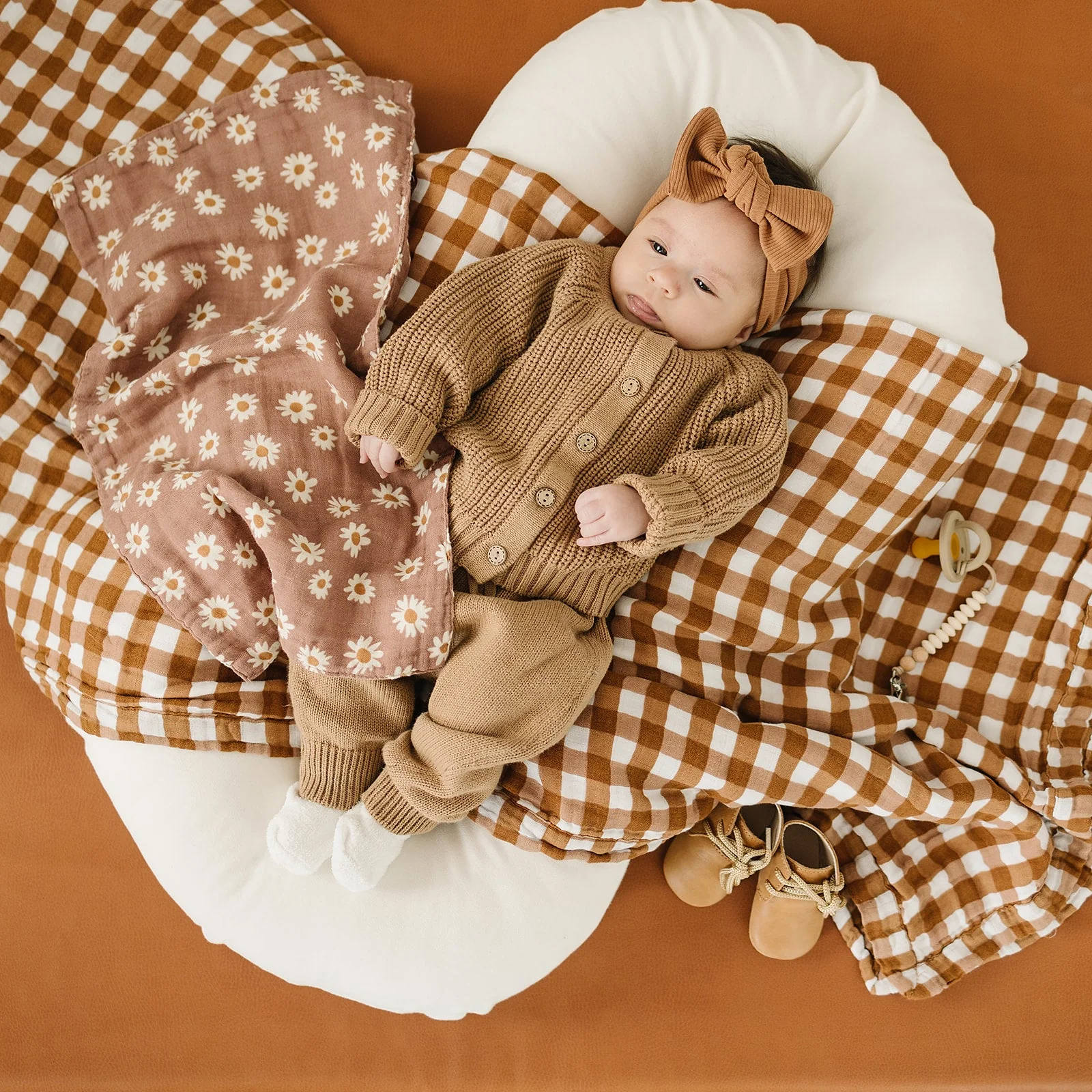 Gingham Muslin Quilt - Image 5