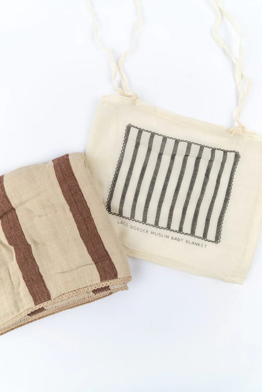 Go With the Flow Muslin Baby Blanket - Image 5