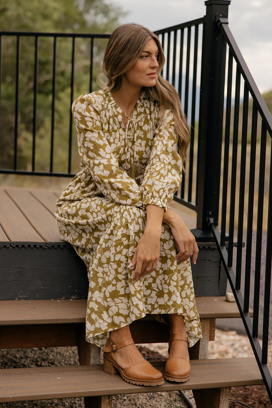 Golden Hour Floral Maxi - Image 5