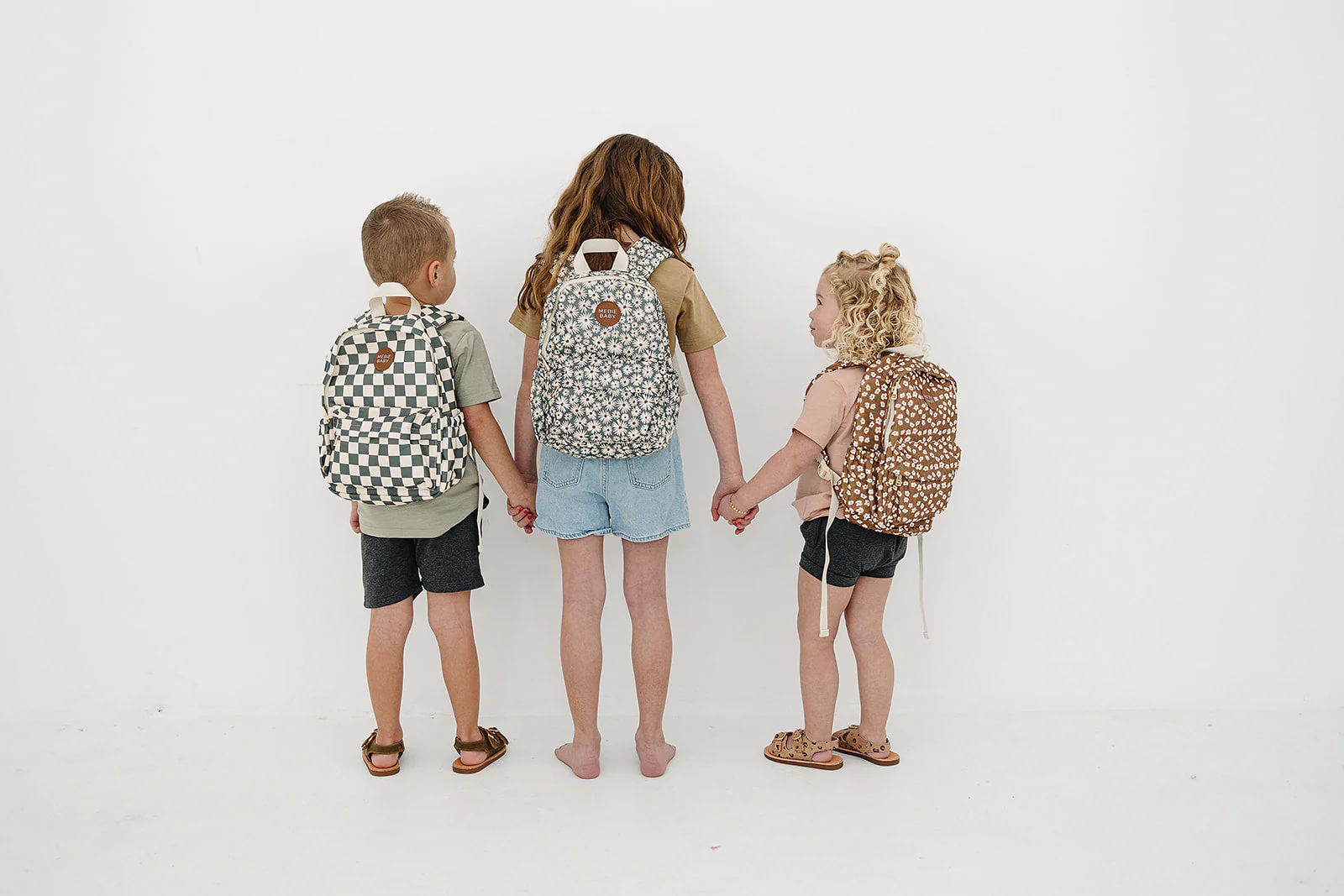 Green Checkered Mini Backpack - Image 3