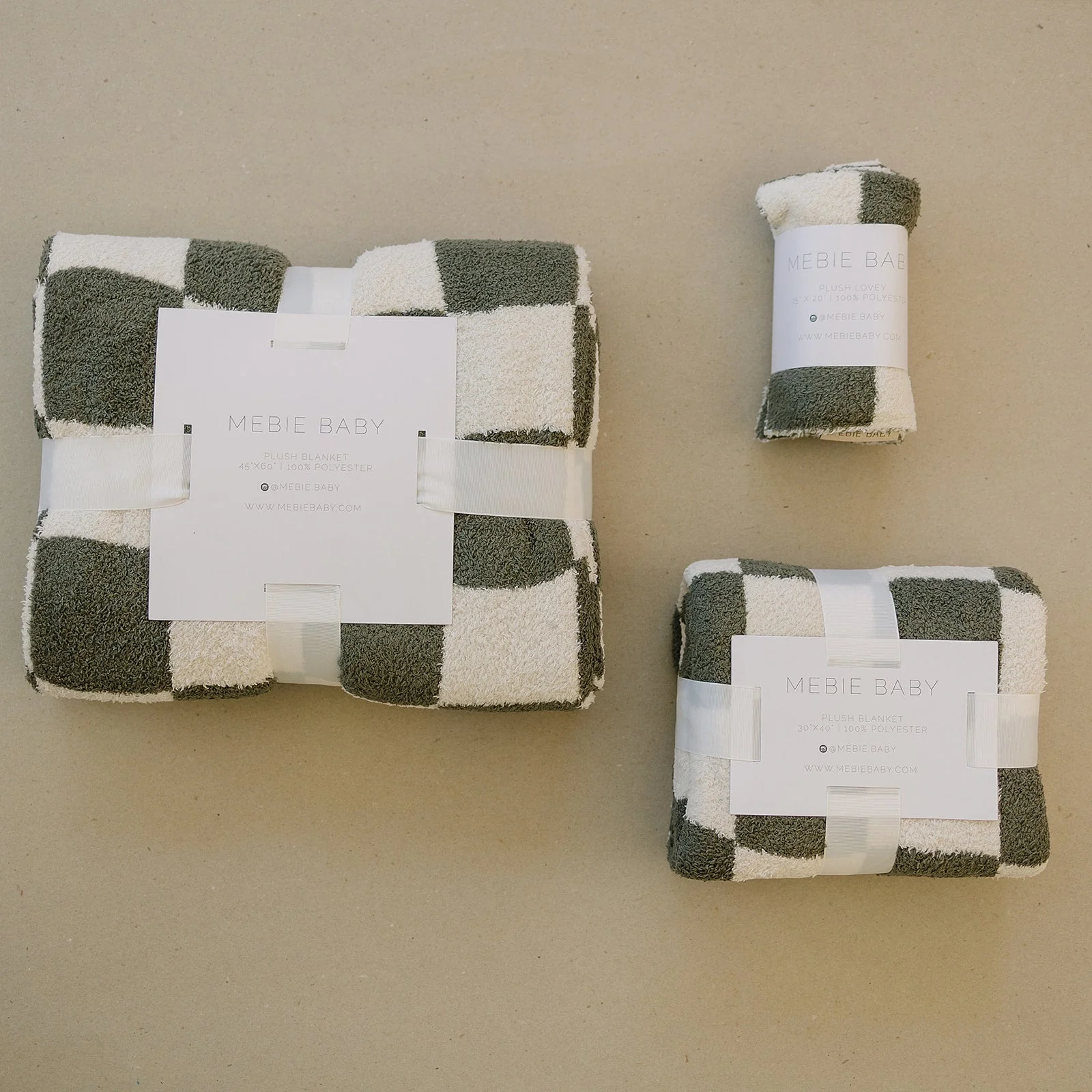 Green Checkered Plush Blanket - Image 13