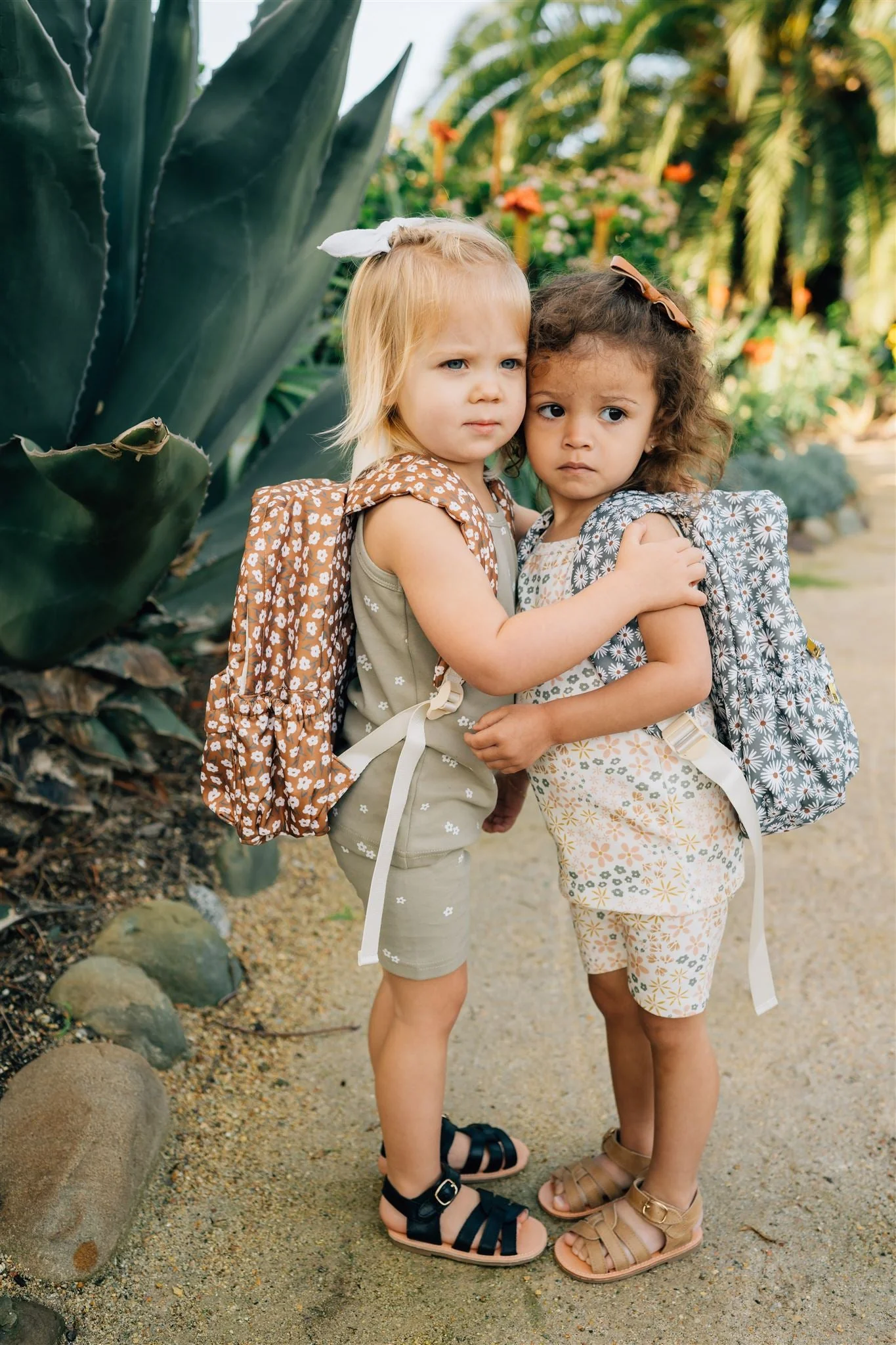Green Daisy Mini Backpack - Image 4