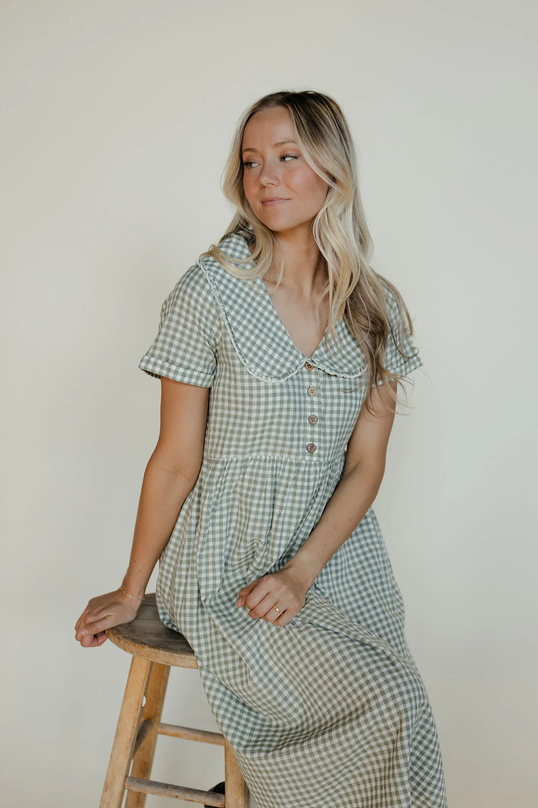 Greenwich Gingham Dress - Image 6
