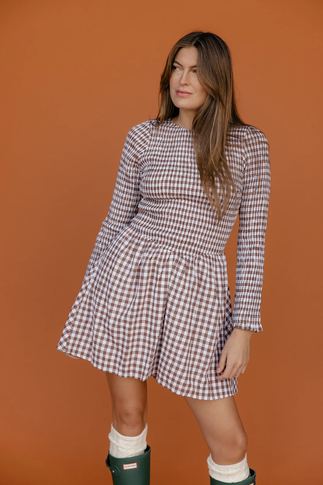 Harvest Check Gingham Dress - Image 3