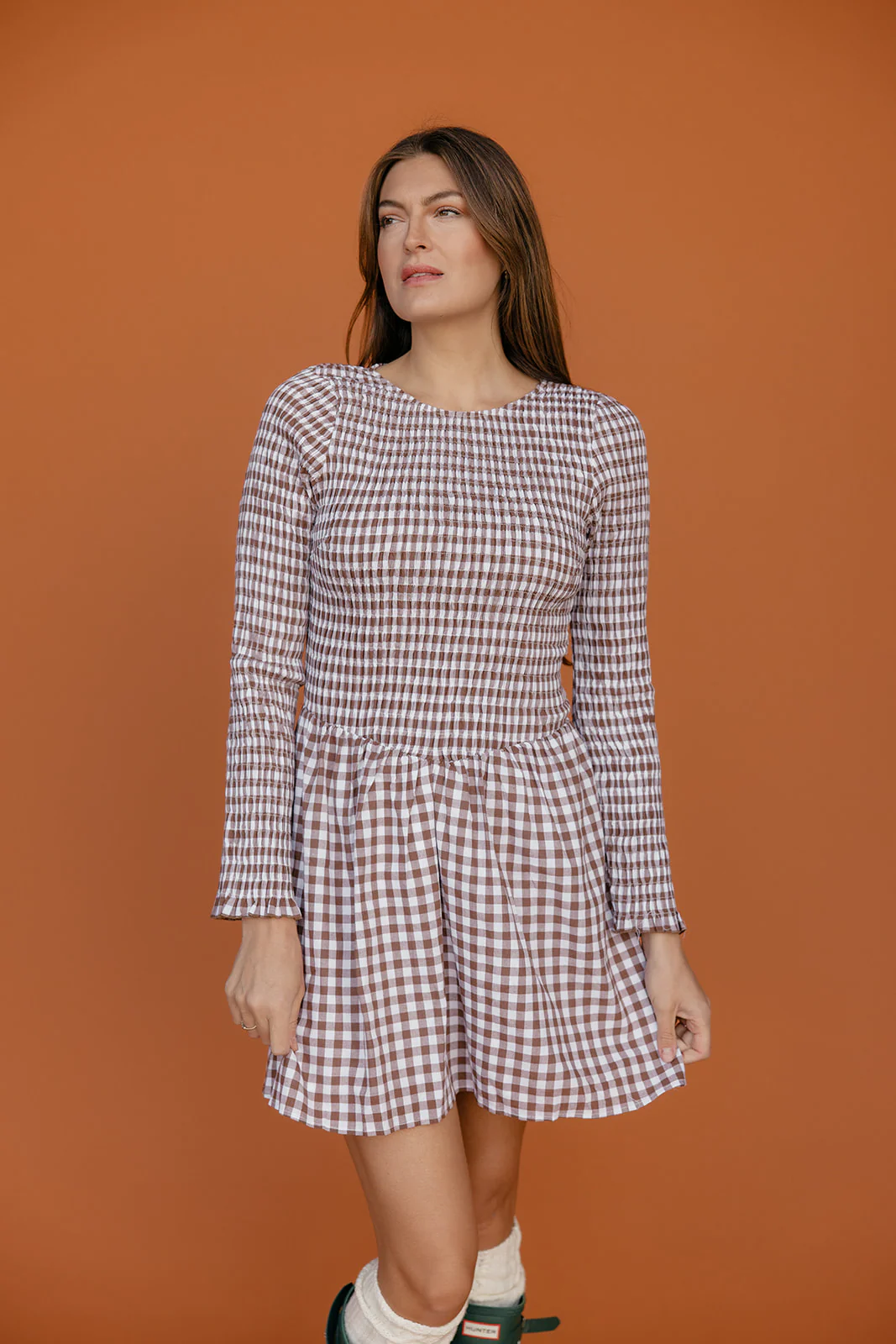 Harvest Check Gingham Dress - Image 4