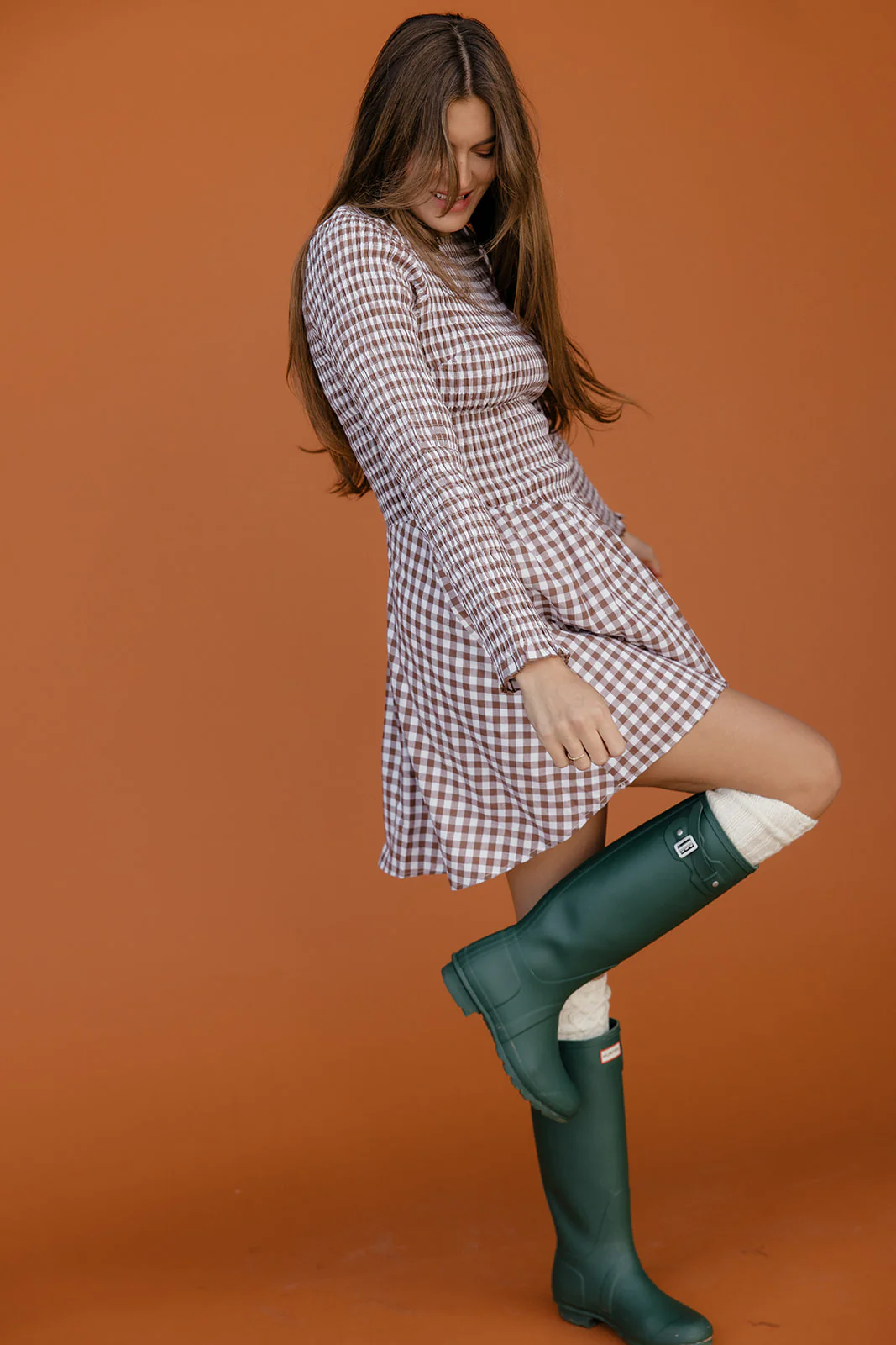 Harvest Check Gingham Dress - Image 6