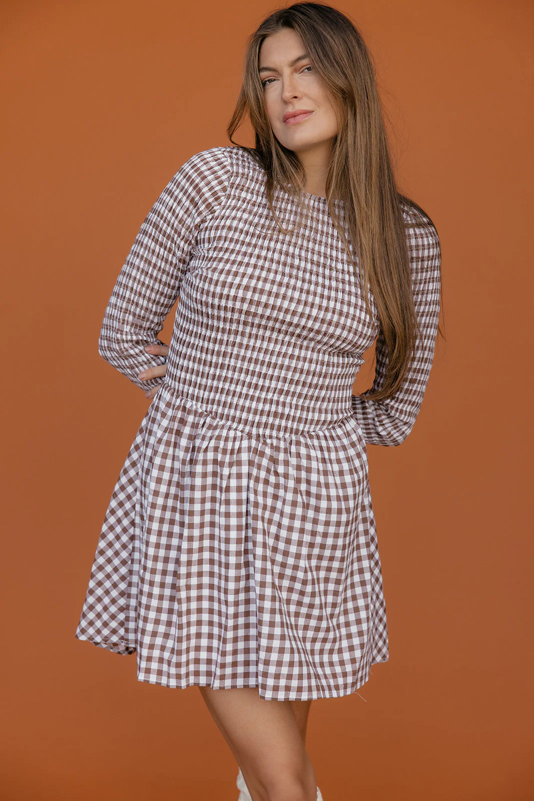 Harvest Check Gingham Dress - Image 7