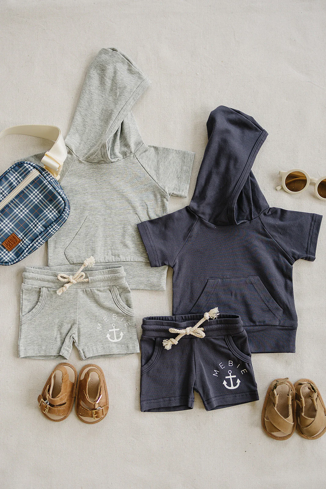 Heather Grey Hooded Tee - Image 5