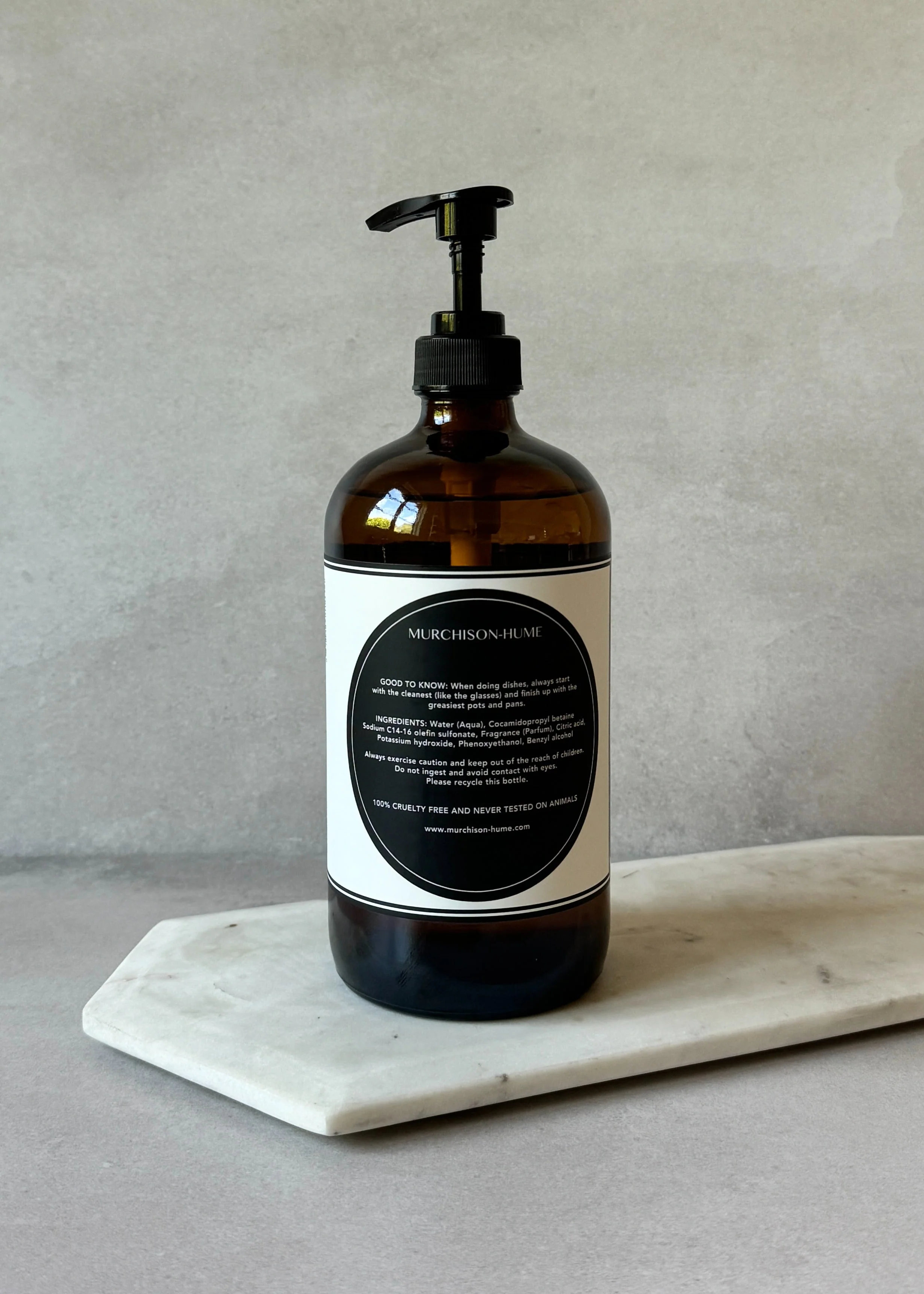 Heirloom Dish Soap in Amber Glass Bottle - Image 5