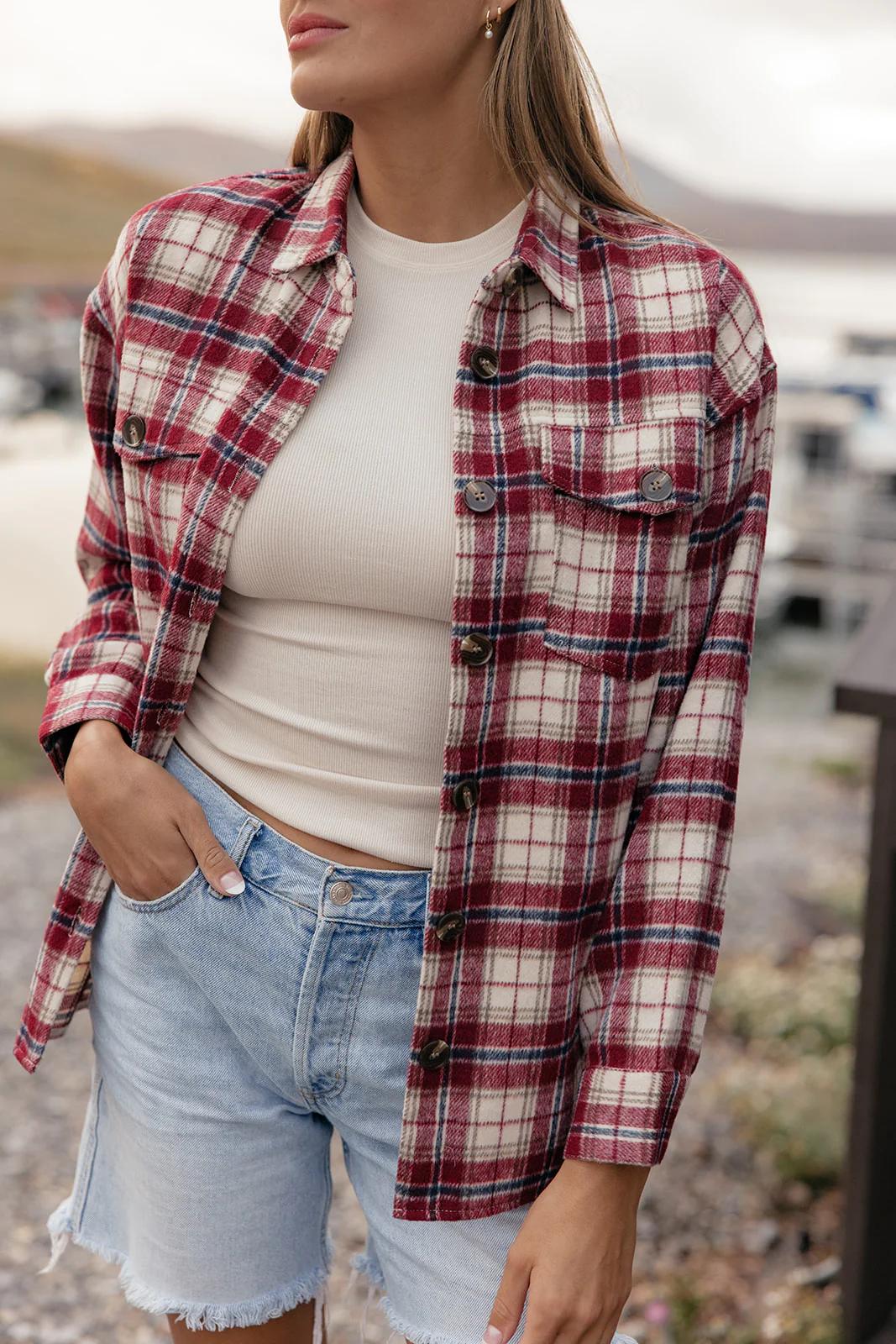 Heritage Plaid Shacket - Image 3
