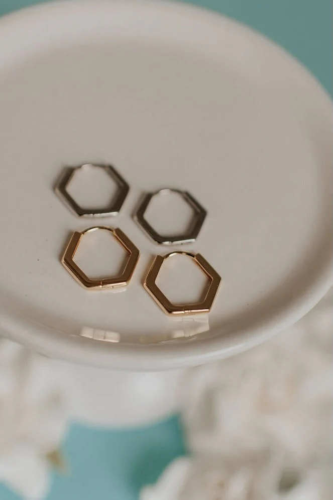 Hexagon Huggies - Image 3