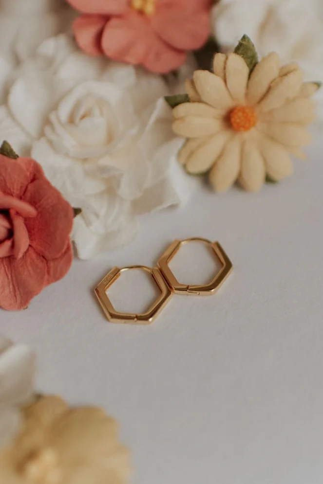 Hexagon Huggies - Image 4
