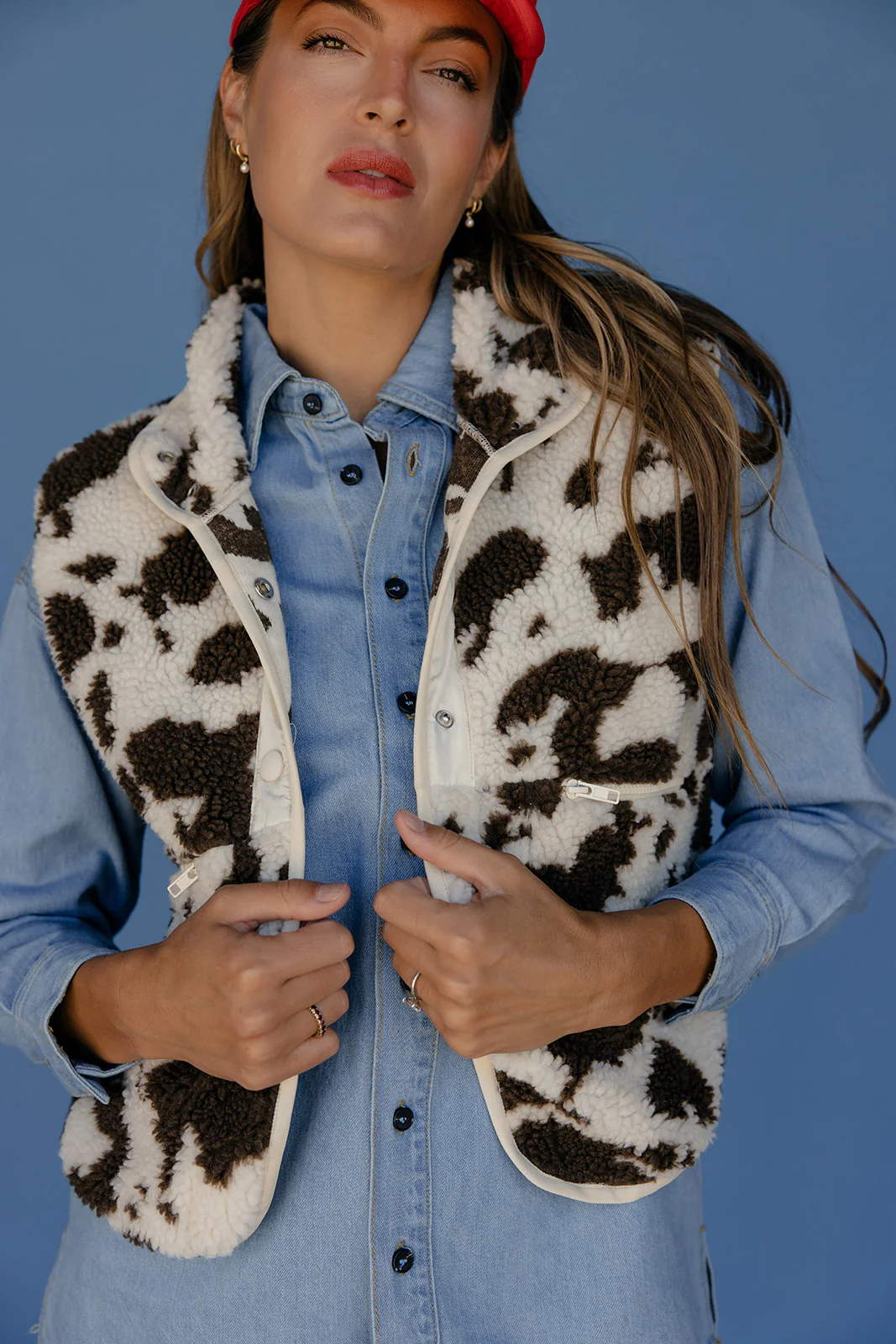 Highland Cowgirl Sherpa Vest - Image 2