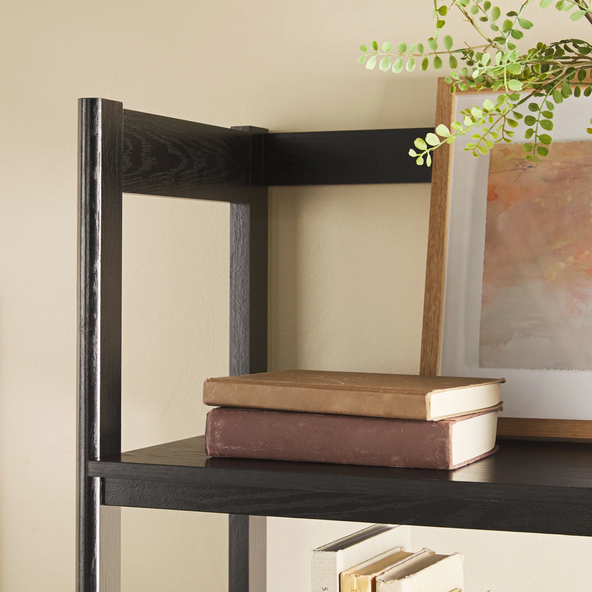 Holmes Modern Scandinavian Reeded Wide Bookshelf - Image 11