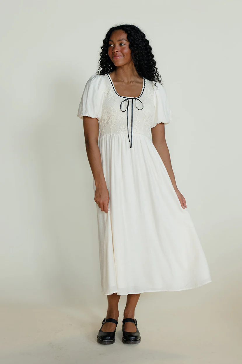 Homespun Honey Tie Dress - Image 3
