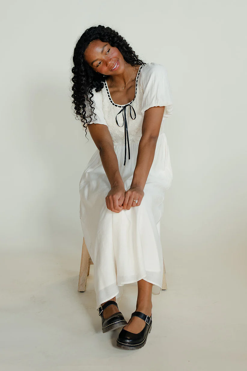 Homespun Honey Tie Dress - Image 7