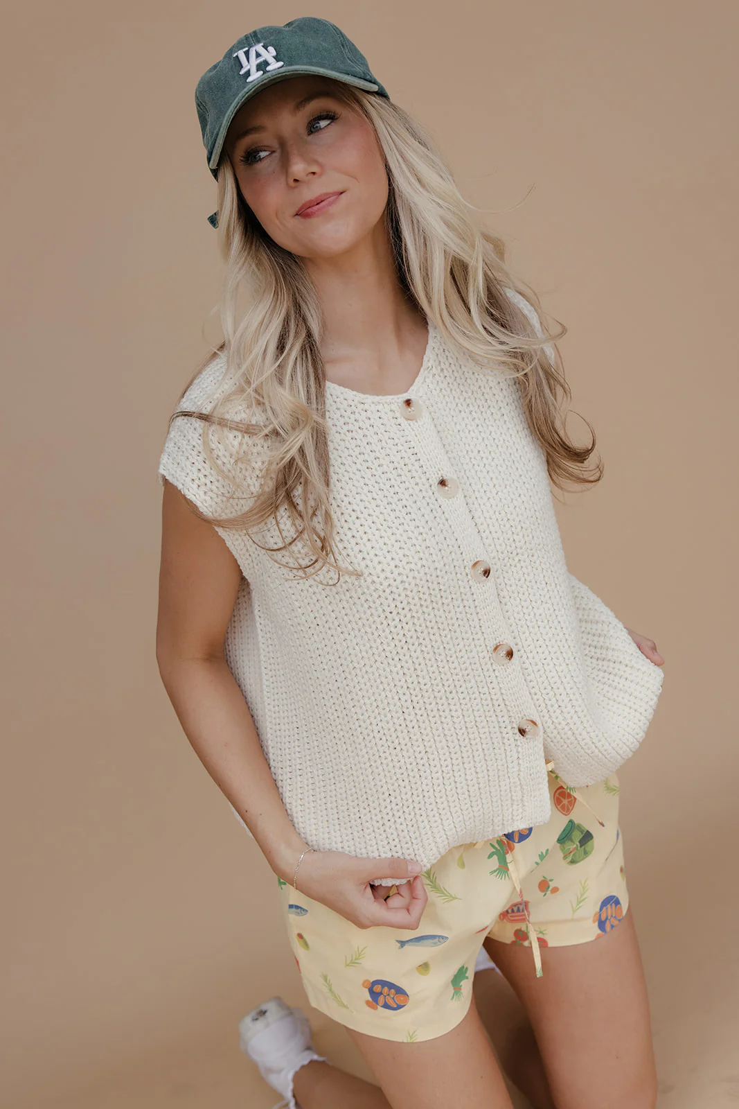 Honey Button Knit Vest - Image 2