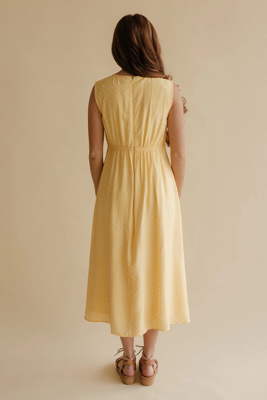 Honey Glow Dot Dress - Image 4